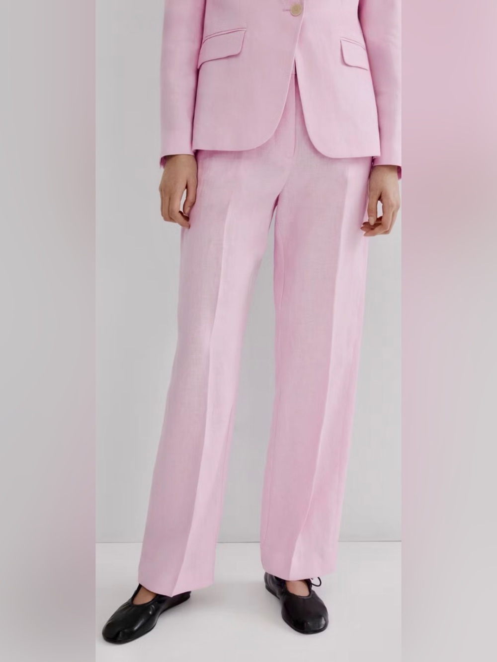 NWT MANGO LINEN SUIT TROUSERS size 6